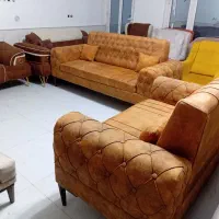 مبل راحتی چستر یونانی نقدو چک|مبلمان خانگی و میز عسلی|کاشان, شهرک صنعتی کویر|دیوار