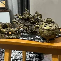 مجسمه برنز عتیقه سنگین