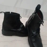 نیم بوت تمام چرم