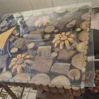 میزنهارخوری فانتزی چوبی کار دست