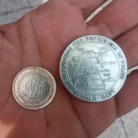 دو عدد سکه عتیق کلکسیونی