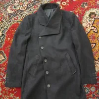 پالتو یقه شالی سرمه ای