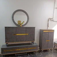 ست آینه کنسول میزtv وجاکفشی|بوفه، ویترین، کنسول|زنجان, |دیوار