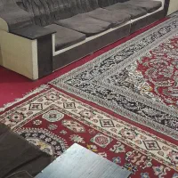 یک دست مبل هفت نفره راحتی مخملی