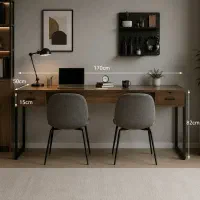 ۳عدد میز کار ۲ نفره نو