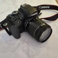 دوربین حرفه‌ای Canon 750D + لنز 18-55 تمیز و سالم|دوربین عکاسی و فیلم‌برداری|تهران, نارمک|دیوار