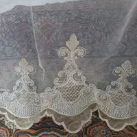 پرده پذیرایی آستردار قد ۲ متر|پرده، رانر، رومیزی|تهران, وحیدیه|دیوار