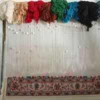 فرش دست بافت نیمه کاره