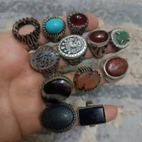 انگشترهای نقره مردانه