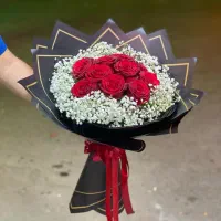 گل رز طبیعی شاخه بریده