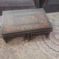 میز جلو مبل با چهار عسلی