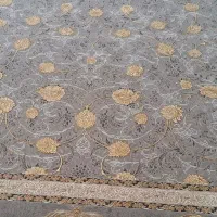 یکجفت فرش دوازده متری طلاکوب گل برجسته ۱۲۰۰شانه|فرش|تهران, سعیدآباد|دیوار