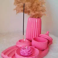 انواع اکسسوری دکوری گیفت شمع وسازه های دست ساز