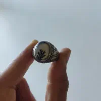 انگشتر نقره شجر دستساز