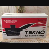 هود دیجیتال روکار و گاز 5شعله صفحه ای شیشه تکنو