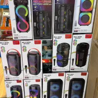 اسپیکر پارتی باکس شارژی + میکروفن با گارانتی شرکتی