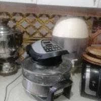 سرخ کن و هوا پز چای سازومخلوط کن سماور روی گاز