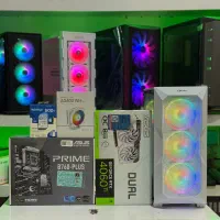 کیس گیمینگ رندرینگ RTX4060Ti Asus+I514400Fآکبند