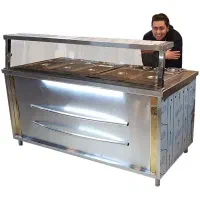 کانتی یا گرم نگه دارنده غدا هشت لگن