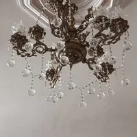 لوستر برنز|لوستر و چراغ آویز|تبریز, |دیوار