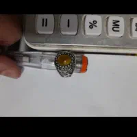 انگشتر نقره کار شده ضامن آهو|جواهرات|قزوین, |دیوار