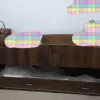 تخت نوجوان ۲نفره با۳عددکشو