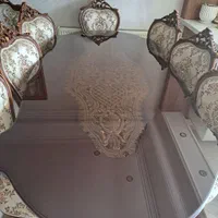 مبلمان استیل هفت نفره به همراه نهار خوری|مبلمان خانگی و میز عسلی|تهران, مجیدیه|دیوار