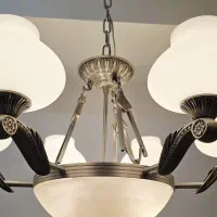 ست ۳ پارچه لوستر های تمام برنز تیتانیومی|لوستر و چراغ آویز|تهران, اقدسیه|دیوار