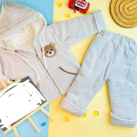 کاپشن و شلوار نوزادی مخمل|کفش و لباس بچه|کرمان, |دیوار