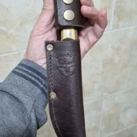 غلاف چاقو چرم طبیعی