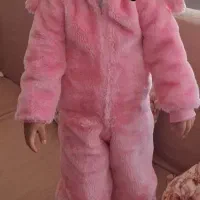 لباس خرگوشی خز ضخیم مناسب 1 تا 4 سال