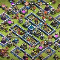 فروش فوری اکانت کلش تان هال ۱۳ مکس - آماده بازی