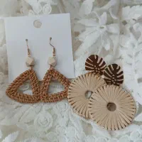 گوشواره های زیبای حصیری|بدلیجات|تهران, ونک|دیوار