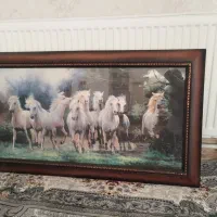 فروش دو تخته تابلو فرش و یک تابلو طبیعت|تابلو فرش|هشترود, |دیوار