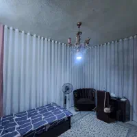 تخت یک نفره با تشک خوشخواب و کف تخت