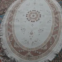 فرش۴متری بیضی شکل درجه یک صحیح وسالم