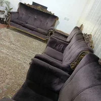 مبل هفت نفره با عسلی و میز تلویزیون