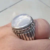 انگشتر استار سفید با رکاب استاد رسول|جواهرات|تهران, شهرک طالقانی|دیوار