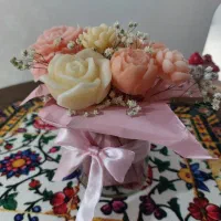 فروش گل‌های شمعی دست‌ساز تزئینی و بسیار خاص