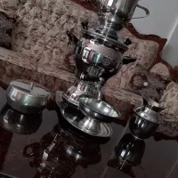سماور برقی با ست کاملش