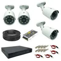 دوربین مداربسته با تجهیزات کامل