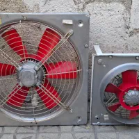 دو عدد فن مکنده و دمنده برند شرکت اسان تهویه|پنکه و تصفیه‌کنندهٔ هوا|تهران, امانیه|دیوار