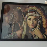 تابلو پازال سرخ پوست