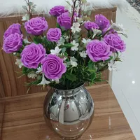 گلدان بسیار شیک همراه با گل|گل مصنوعی|آبادان, |دیوار