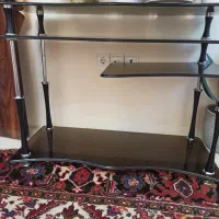 میز تلویزیون شیشه ای با دوام و شیک