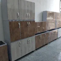 کابینت بدنه گالوانیزه درب ملامین