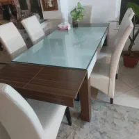 میزناهارخوری۶نفره (که به ۸ نفره هم تبدیل میشه)