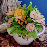 قوری گل انعطاف کاملا کار دست|صنایع دستی و سایر لوازم تزئینی|شیراز, منطقه هوایی شهید دوران|دیوار