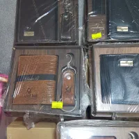 ست کیف پول جاکارتی و جاکلیدی کادوئی چرم اصل|کیف، کفش، کمربند|قم, نیروگاه|دیوار