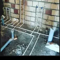 لوله کش آب و فاضلاب.تخریبکاری.نصب مخزن آب